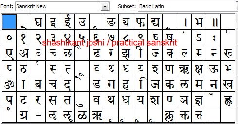 Marathi Indic Font